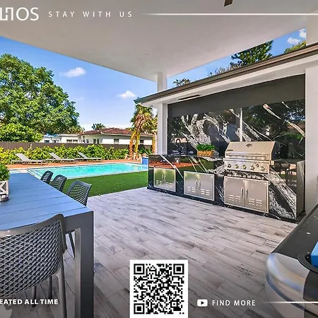 Villa Full Amenities Big House Miami Pool Jacuzzi 6Br L64